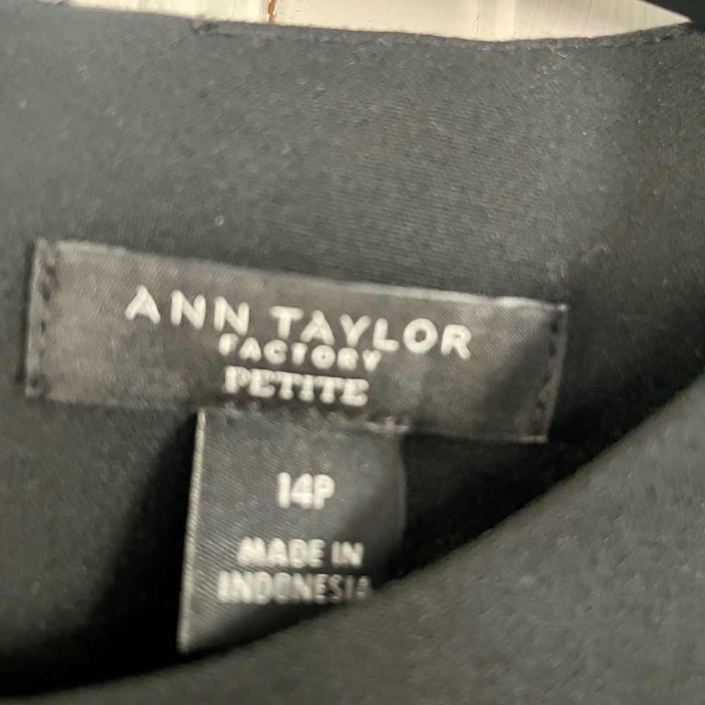 Ann Taylor Black Midi Sheath Dress - Picture 5 of 5